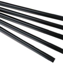 Fellowes Relido Rounded Slide Binders for Non-Machine Bound Presentation - Black, Pack of 50