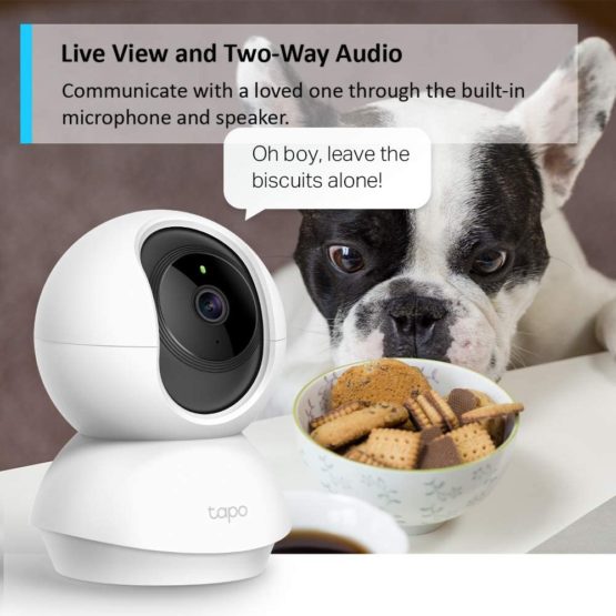 TP-Link Tapo Pan/Tilt Smart Security Camera, Indoor CCTV, 360° Rotational Views, Works with Alexa&Google Home, No Hub Required, 1080p, 2-Way Audio, Night Vision, SD Storage, Device Sharing(Tapo C200) - Image 4