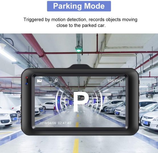 Dash Cam FHD 1080P In Car Camera Dashcam for Cars,170° Wide Angle 3 Inch LCD Screen WDR Loop Recording G-Sensor Motion Detection Parking Monitor(2021 Newest Model) - Image 3