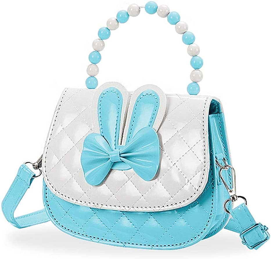 Czemo Little Girls Handbags For Kids Crossbody Bag With Bowknot Fashion 