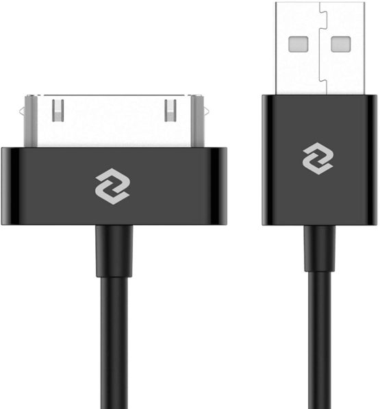JETech USB Sync and Charging Cable for iPhone 4/4s, iPhone 3G/3GS, iPad 1/2/3, iPod, White