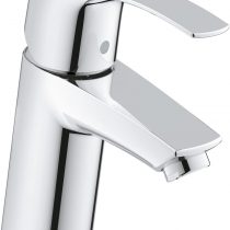 GROHE 3246720L Eurosmart Basin Tap with Smooth Tap Body, Universal Pressure (Suits High or Low Pressure Installations)