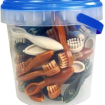 Antos Mini Vegetable Toothbrushes Dog Treats, 1 x 50