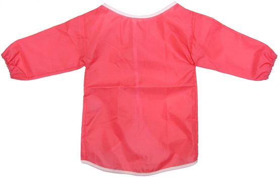 Childrens Kids Toddler Waterproof Play Apron - Age 2-4 Years - Painting, Baking, Cooking, Smock - Pink