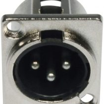 Accu Cable 3 Pin XLR Male Panel Connector