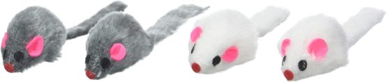 Ruff N Tumble Catnip Mice, 4 Pieces