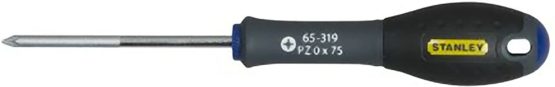 Stanley Fat Max Screwdriver Pozidrive Pz0X75Mm-Black