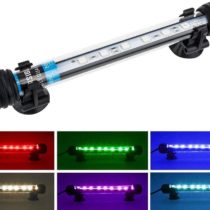 NICREW Submersible Aquarium Light, Underwater RGB Multicolor LED Lights for Fish Tank, 7 Inches, 18cm