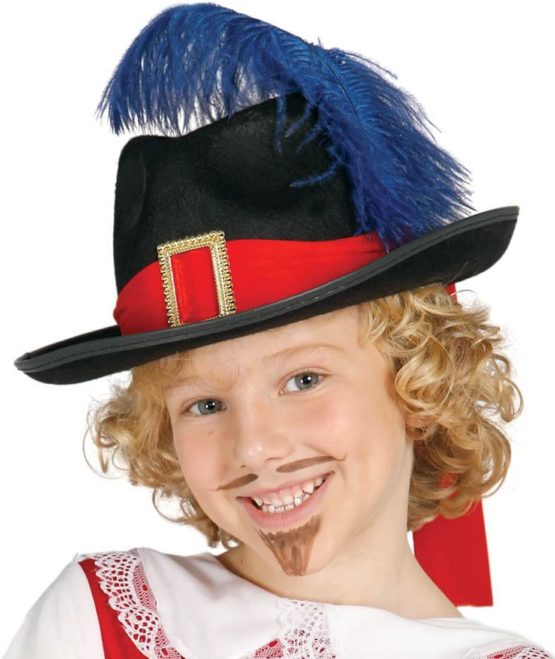 Guirca Fiestas GUI13562 – musketeer hat, felt, children