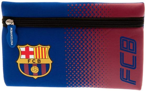 Barcelona F.C. Official Football Clubs Fade Flat Pencil Case