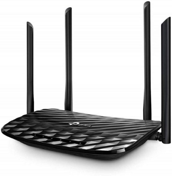 TP-Link Archer C6 Gigabit Wi-Fi Router Dual Band AC1200 Wireless, Black