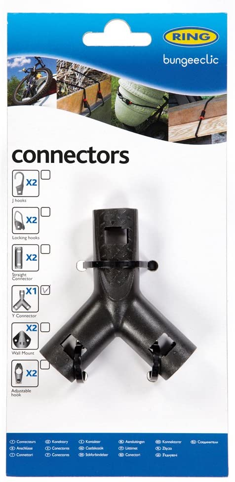 RING RLS5 BungeeClic Y-Connector, Black - Image 2