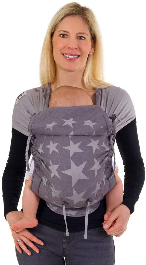 HOPPEDIZ® HOP-Tye® Buckle - Baby Carrier with Carrying Instruction - Los Angeles Grey