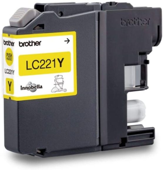 Brother LC-221Y Inkjet Cartridge, Yellow, Single Pack, Standard Yield, Includes 1 x Inkjet Cartridge, Brother Genuine Supplies - Image 3