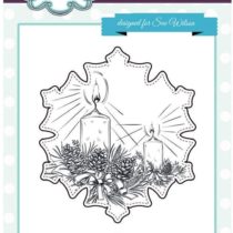 Creative Expressions Stamps to Die for-Hayley's Candlelight, Grey, one Size