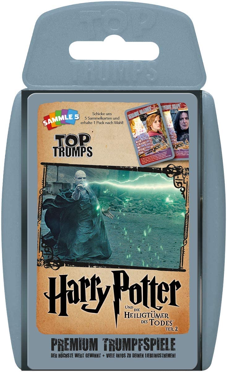 Winning Moves WIN62554 - Top Trumps:Harry Potter and the Deathly Hallows 2, Game, Black and Red, Standard - Image 2