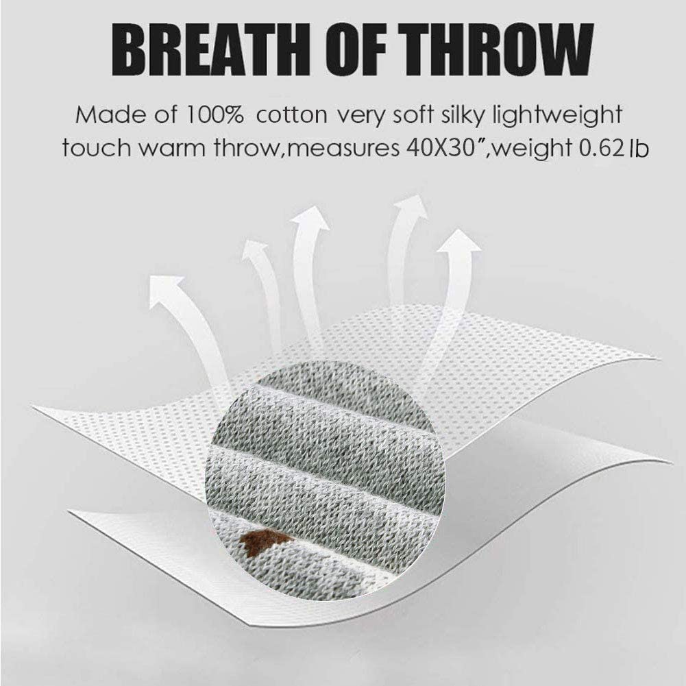 mimixiong Baby Blanket for Newborn, 100% Cotton Knit Double Layer Soft Baby Blankets Baby Gift - Image 2