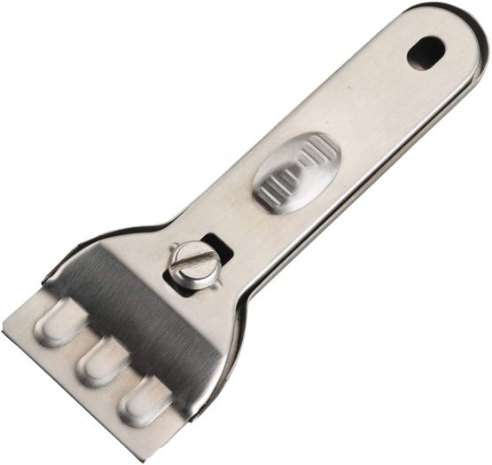 KitchenCraft Ceramic Hob Scraper, Stainless Steel