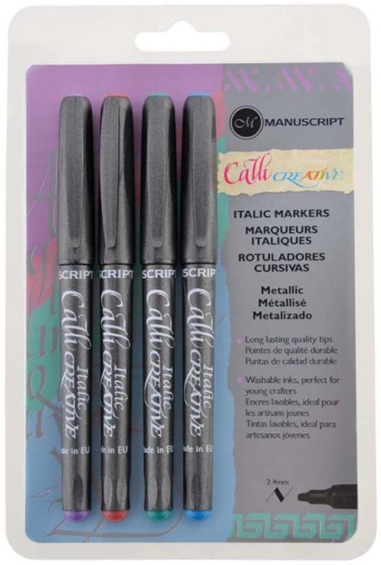Manuscript Calli Creative Metallic Marker (Pack of 4)