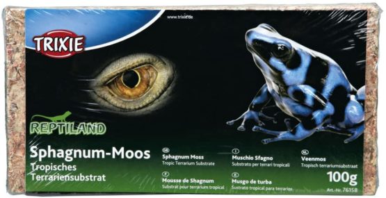 Trixie Sphagnum Moss Tropical Terrarium Substrate Brick, 100g