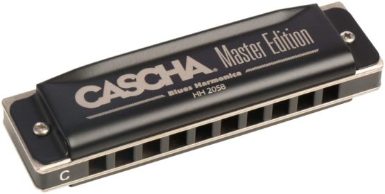CASCHA HH 2058 Master Edition Blues Harmonica High-Quality Harmonica in C Major with Soft Case and Cleaning Cloth Set with text book Black - Image 2