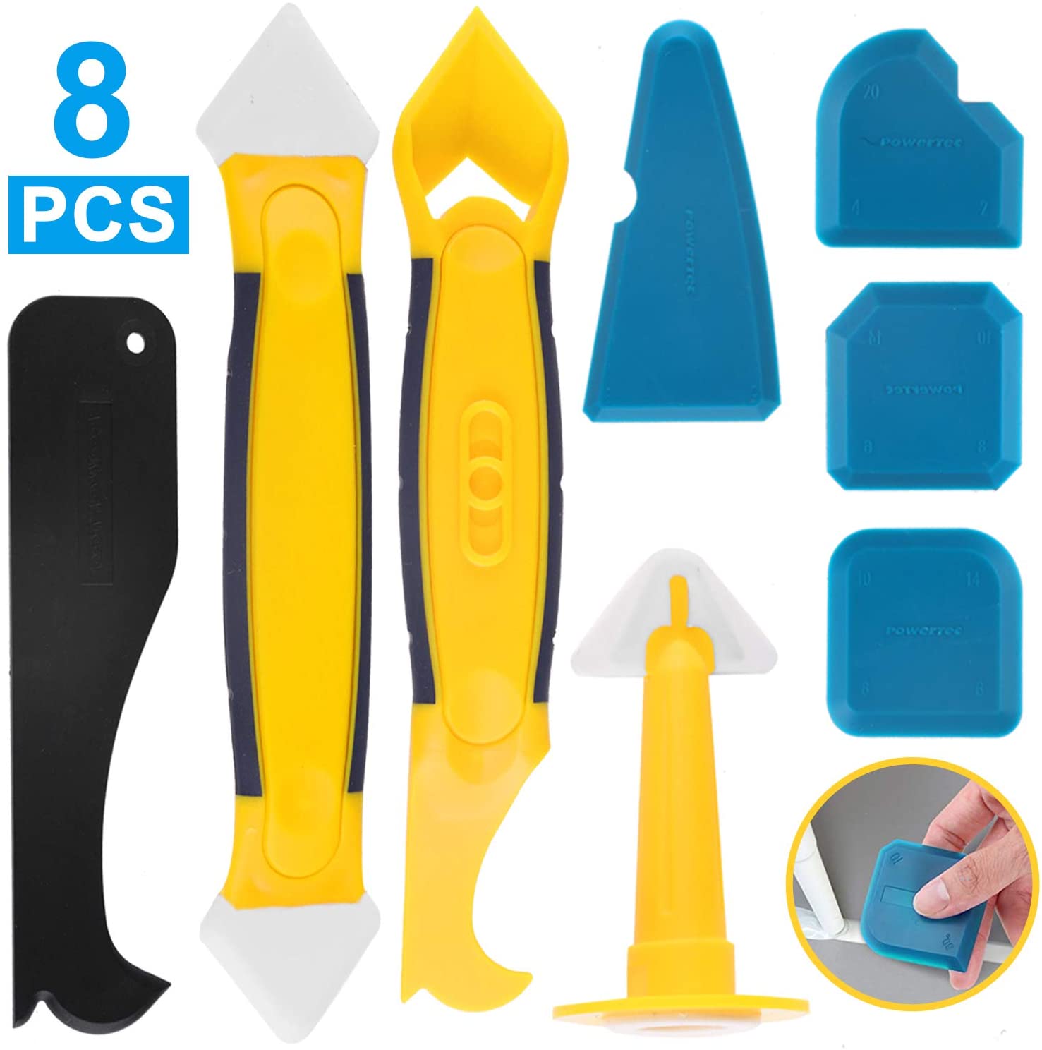 silicone removertool Soneer Silicone mastic 8pcs piqueur Outil Kit Avec Plastique 