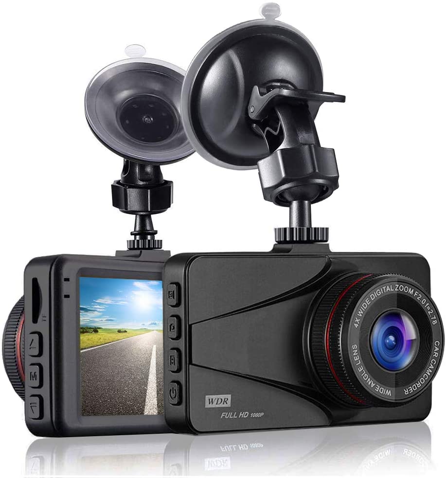 Dash Cam【2021 New Version】dash Camera For Cars Front, 1080p Full Hd Car 