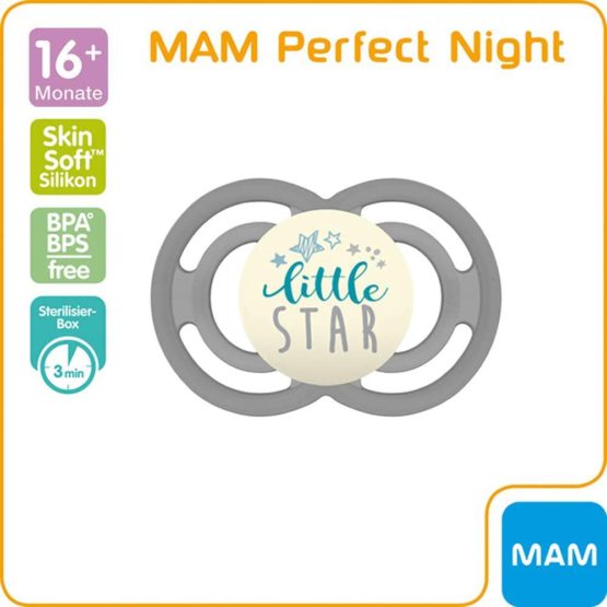 MAM Perfect Day & Perfect Night Dummy 16 Plus Soft Colours Mix Set of 4 Including 4 Sterilised Transport Boxes - Image 4