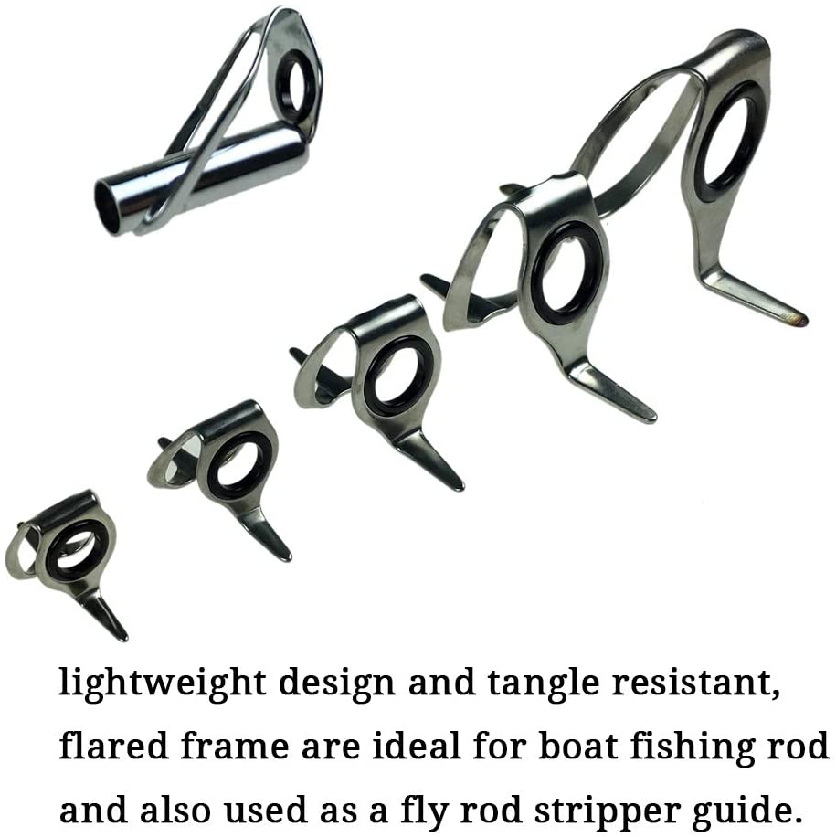 QualyQualy Saltwater Fishing Rod Eyes Tip Repair Kit Big Jigging Heavy