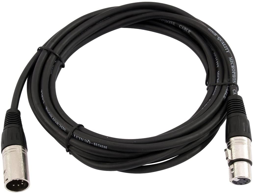 Omnitronic XLR cable, 5 pin, black, 5 m - Image 3