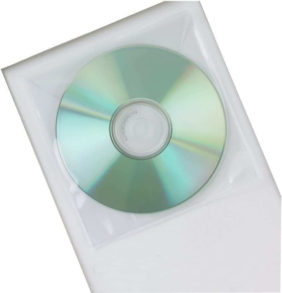 Q-Connect Polypropylene Envelope (Pack of 50), Clear,White