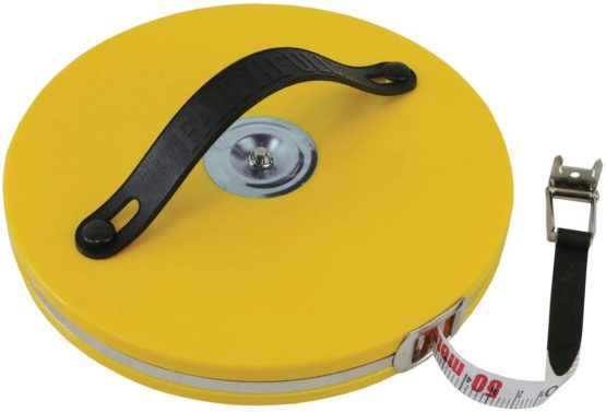 Faithfull Tools FAITM50 50 m/165 ft Closed ABS Fibreglass Long Tape - Yellow - Image 2