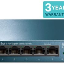 TP-Link LS105G 5-Port Desktop/Wallmount Gigabit Ethernet Switch, Ethernet Splitter, Plug & Play, Desktop, Steel Case