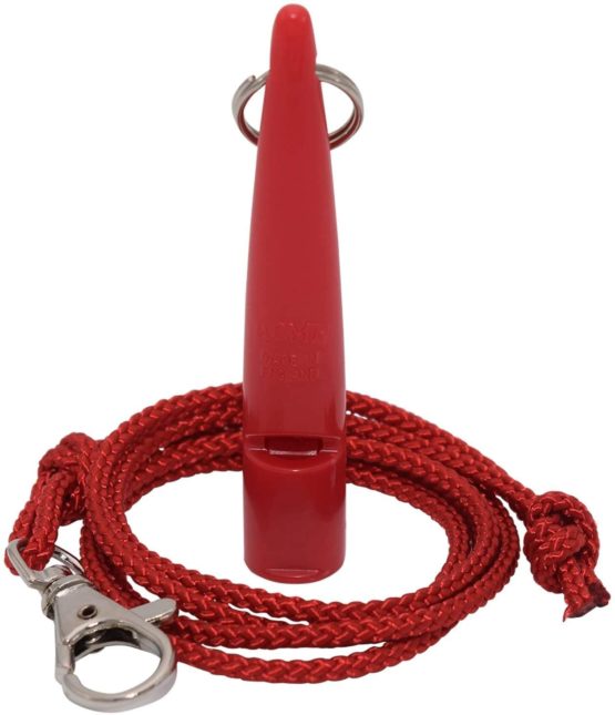 Acme 211.5 Dog Whistle - Red with lanyard