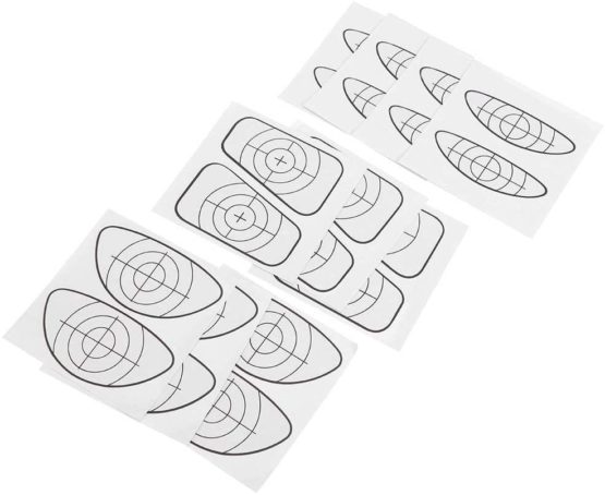 VGEBY1 Golf Impact Labels, 10 Pcs Golf Club Sticker Practice Golf Swing Sticker Repeatedly Use Golf Training Target Tape