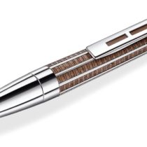 J.S. Staedtler Princeps Ballpoint Pen, European Black Walnut Wood, M, Black, 9PT320M-9