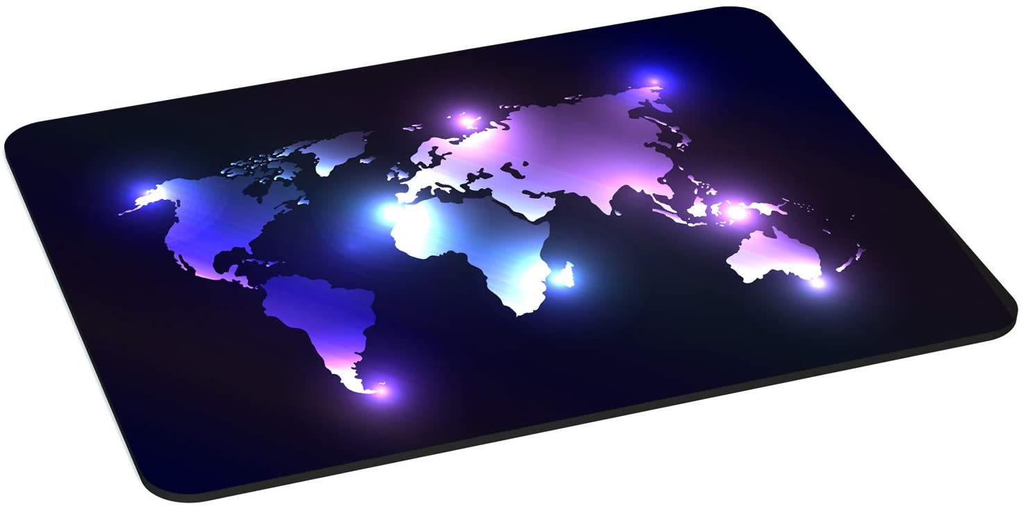 PEDEA Design Mouse Mat Large Dark World, 350L x 260W mm