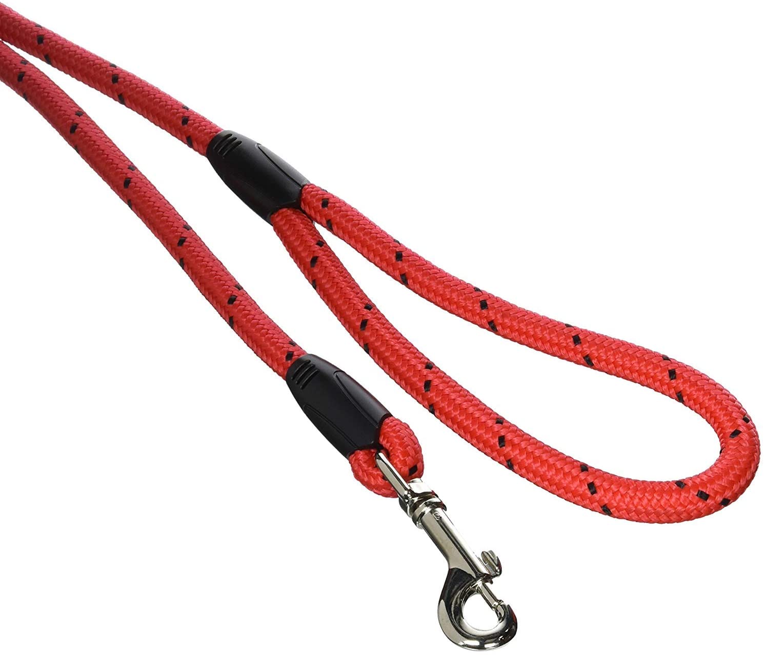 Rosewood Rope Twist Lead, Red, Red/Black