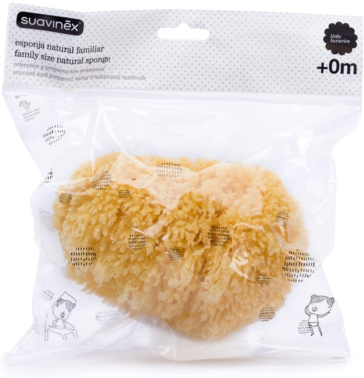 Suavinex 3302927 Natural Sponge Large, Orange - Image 3
