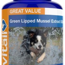Green Lipped Mussel for Dogs, 500mg. 120 Tablets. Formulated for Your Dogs Health and Vitality.