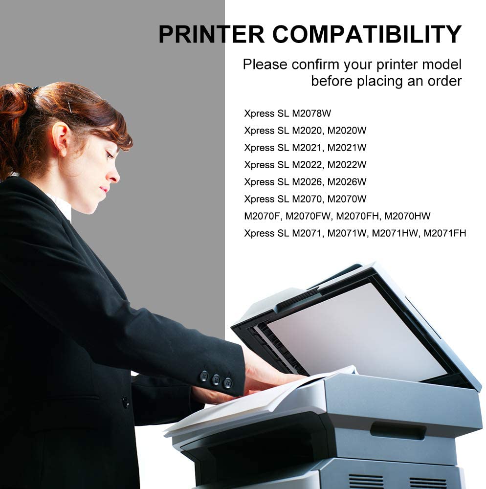 GPC Image D111L D111S Compatible Toner Cartridges Replacement for Samsung MLT-D111L D111S/ELS for Xpress M2026 M2026W M2020 M2020W M2022 M2022W M2021 M2021W M2078W M2070 M2070W M2070FW (1 Black) - Image 2