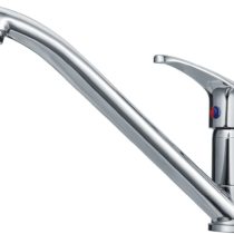 Hapilife Traditional Kitchen Sink Tap Monobloc Single Lever Swivel Spout Mixer Chrome, DT06A