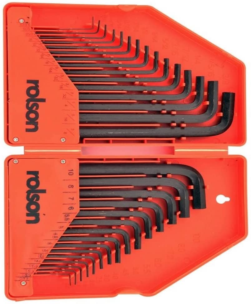 Rolson 40345 30 pc MM/IMP Hex Key Set, Multi, 30 Pieces - Image 2