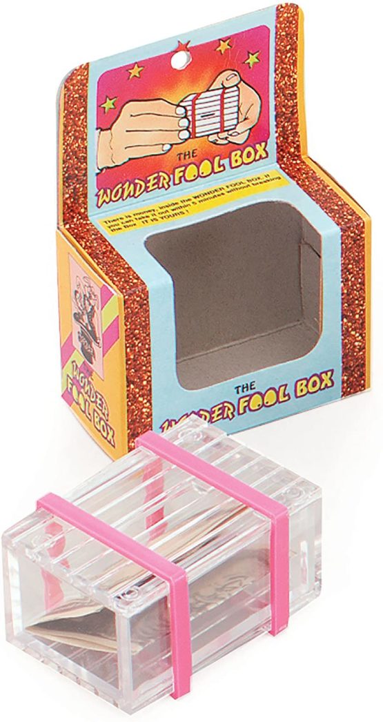 Bristol Novelty MC084 Wonder Fool Box, Clear/Red, One Size