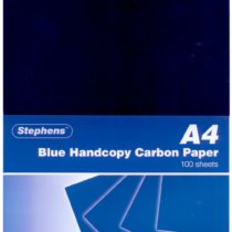 Stephens 100 Sheets Hand Copy Carbon with Hanging Bags - Blue (Pack of 10)