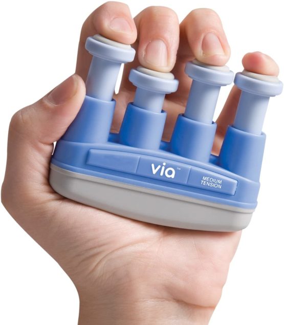 Via Medium Tension Hand & Finger Exerciser - Blue 6lb - Image 3