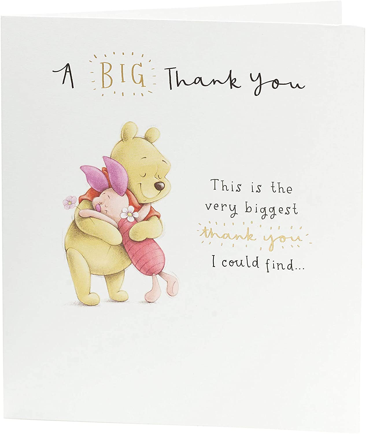 UK Greetings, Winnie the Pooh, 16cm x 18cm - Image 3