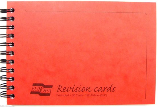Clairefontaine 'Europa' Revision Flashcard Notepad, Lined
