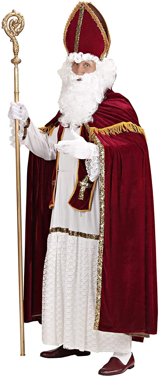 Widmann 00078 Mens Santa Hat ? Adult One Size, Red - Image 4