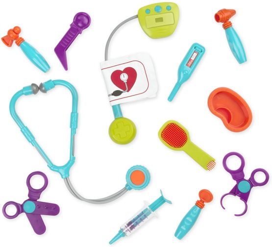 Battat - Dalmatian Vet Kit - Toy Vet Clinic with Cage, Plush, and Vet tools for Kids 2 years + (15 pieces) - Image 4